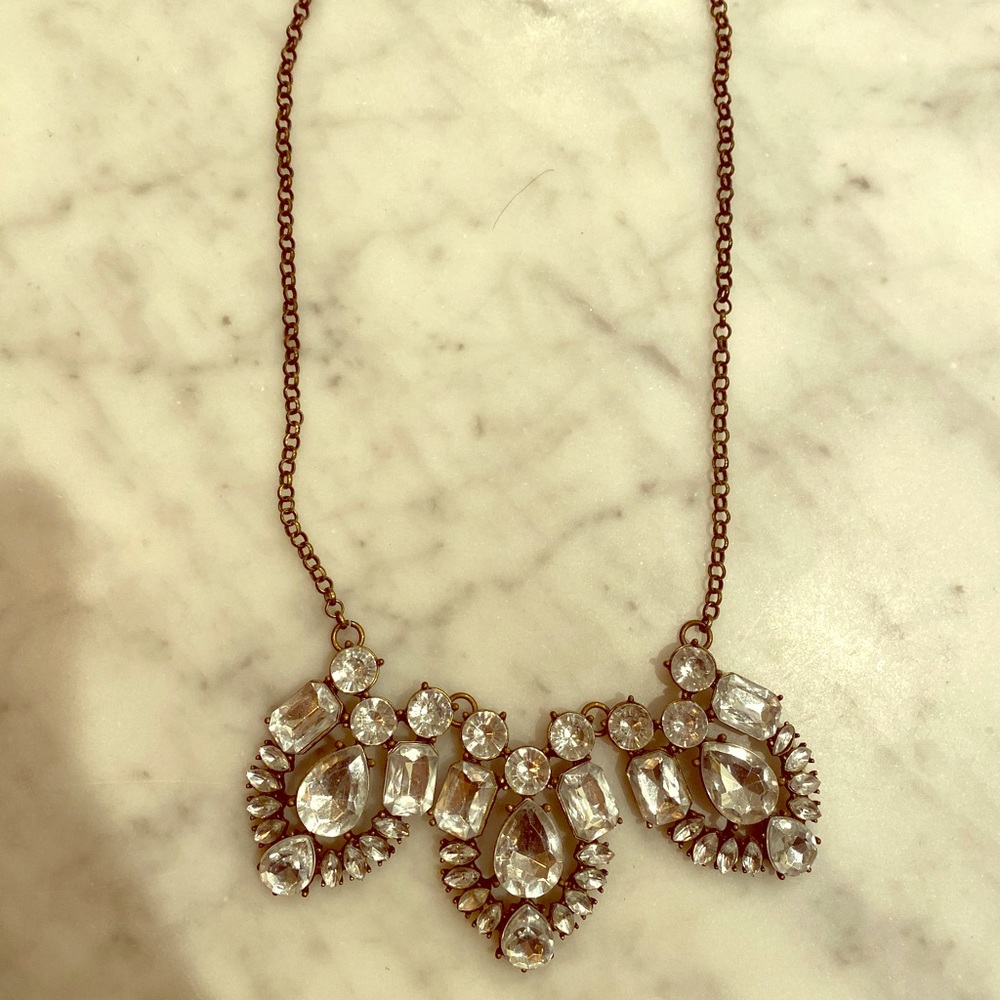J crew crystal necklace